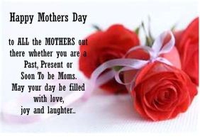 Happy mothers day to all mothers in the deals world